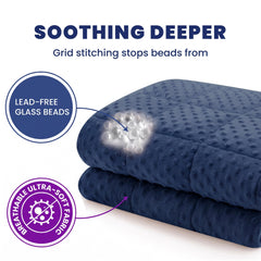 Huloo Sleep gros plan texture minky douce et toucher apaisant