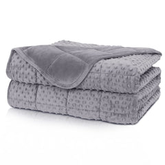 Huloo Sleep face avant de la couverture montrant le style et la couleur grise bénéfice douceur