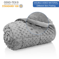 Huloo Sleep matière minky gros plan révélant douceur pour confort tactile