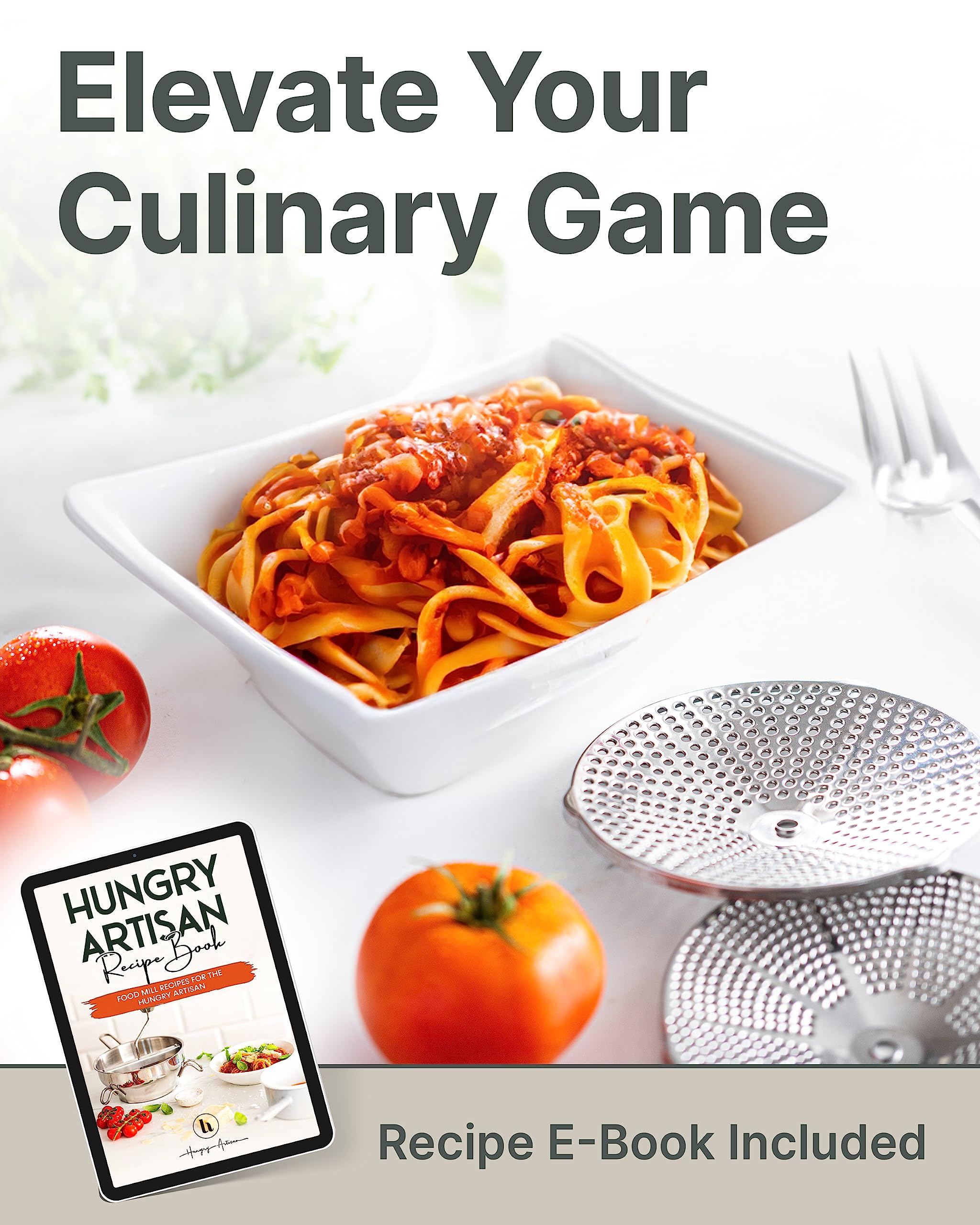 Hungry Artisan purée de tomate uniforme montrant une sauce prête à mijoter