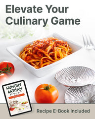 Hungry Artisan purée de tomate uniforme montrant une sauce prête à mijoter