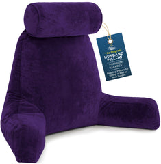 Husband Pillow face avant montrant soutien dorsal ferme pour confort