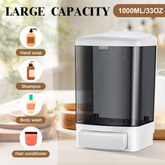 Hushee comparaison avec main, capacité 1000 ml visible et pratique