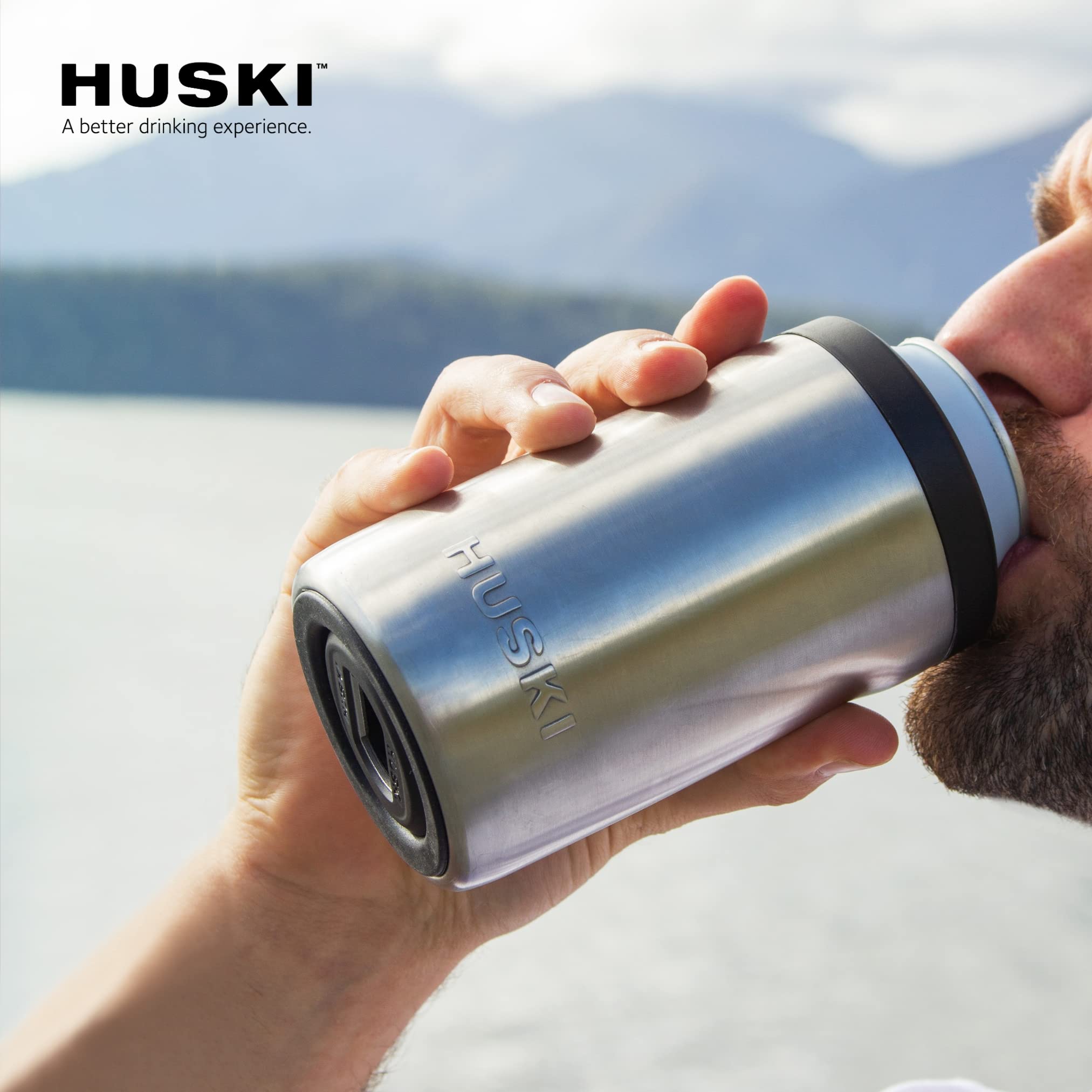 Emballage kraft Huski Beer Cooler 2.0 éco-responsable, prêt à offrir