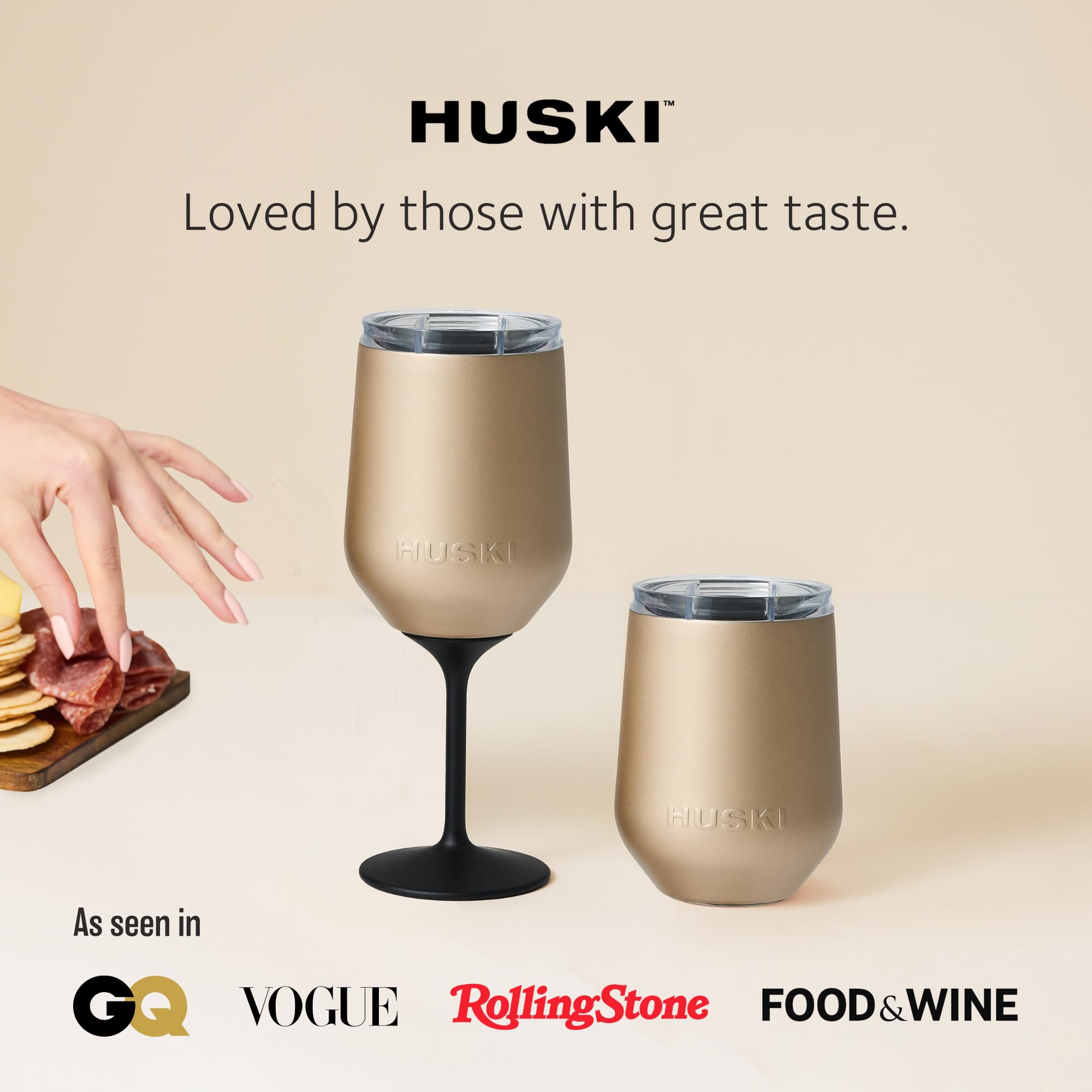 Huski emballage cadeau kraft montrant présentation recyclable soignée