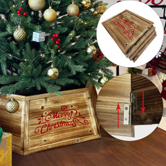 HUTHDAK mise en scène sapin décoré apportant charme rustique