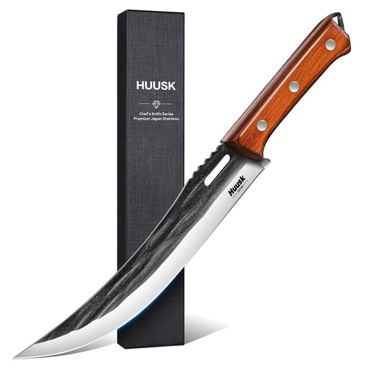 Huusk packaging face avant montrant boîte et présentation, protection et qualité