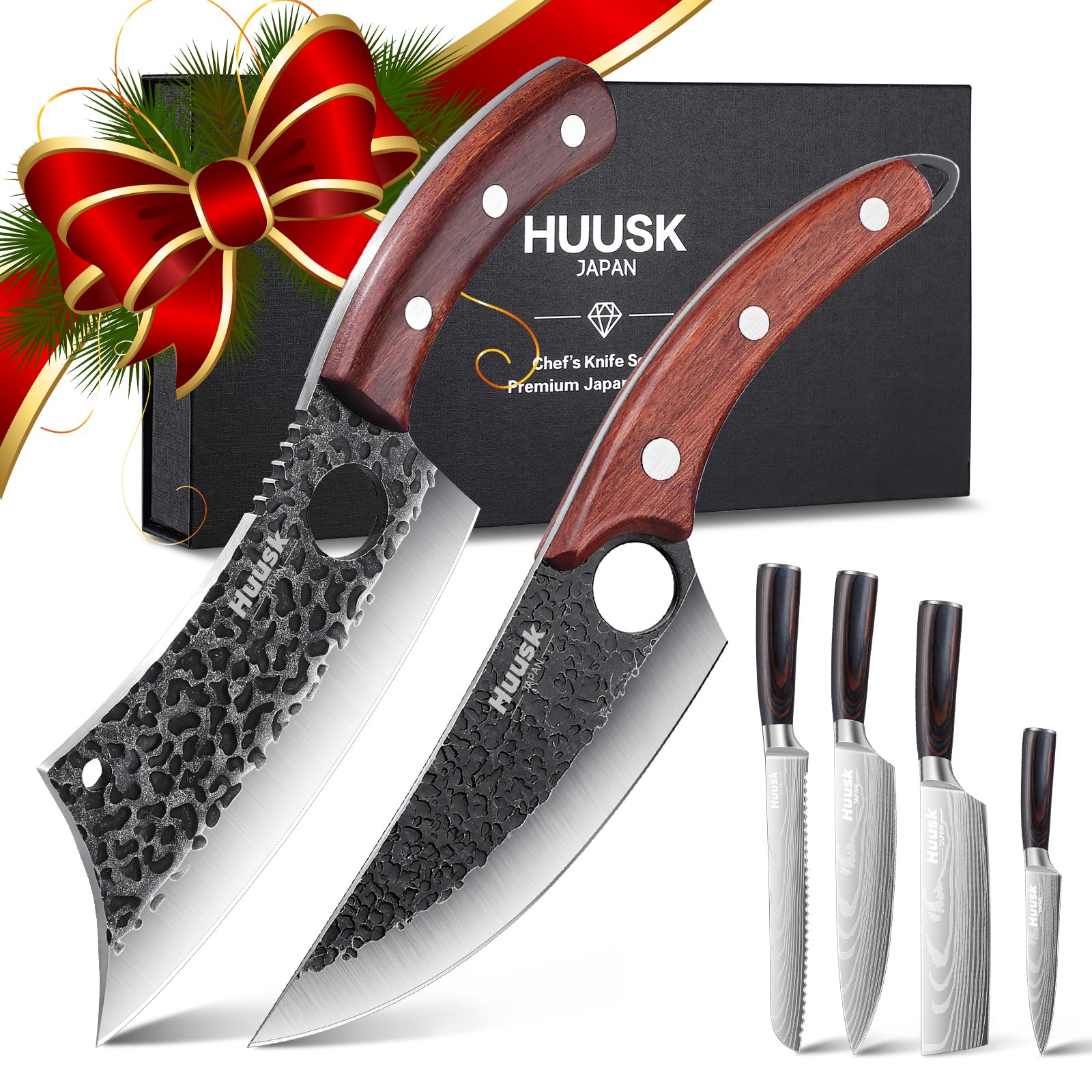 Huusk face avant du coffret montrant l’emballage élégant et protection soignée