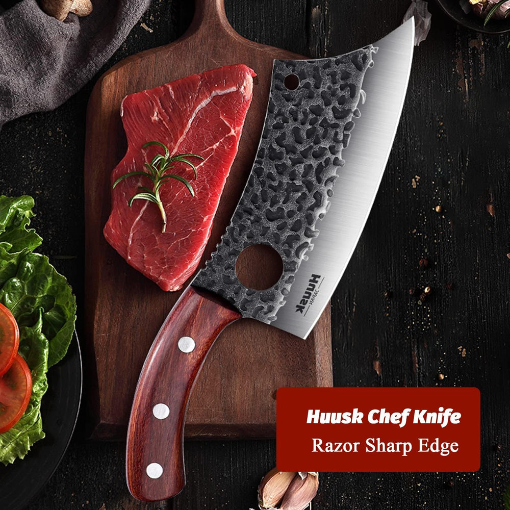 Huusk lame coupe thon montrant performance et tranchant durable