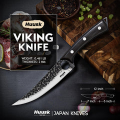 Huusk couteau utilisé pour désosser une pièce de viande, coupe nette