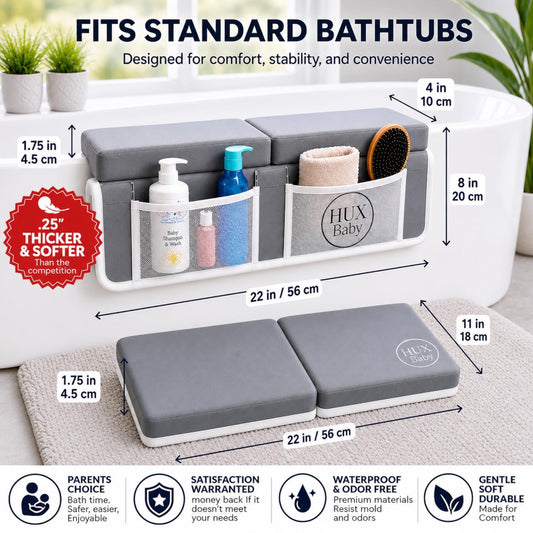 HUX Baby gros plan de la mousse haute densité pour un confort durable