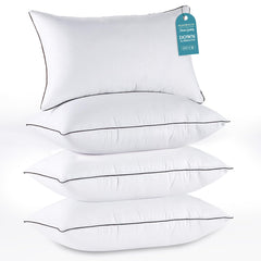 HUXMEYSON oreiller face avant montrant silhouette moelleuse et maintien