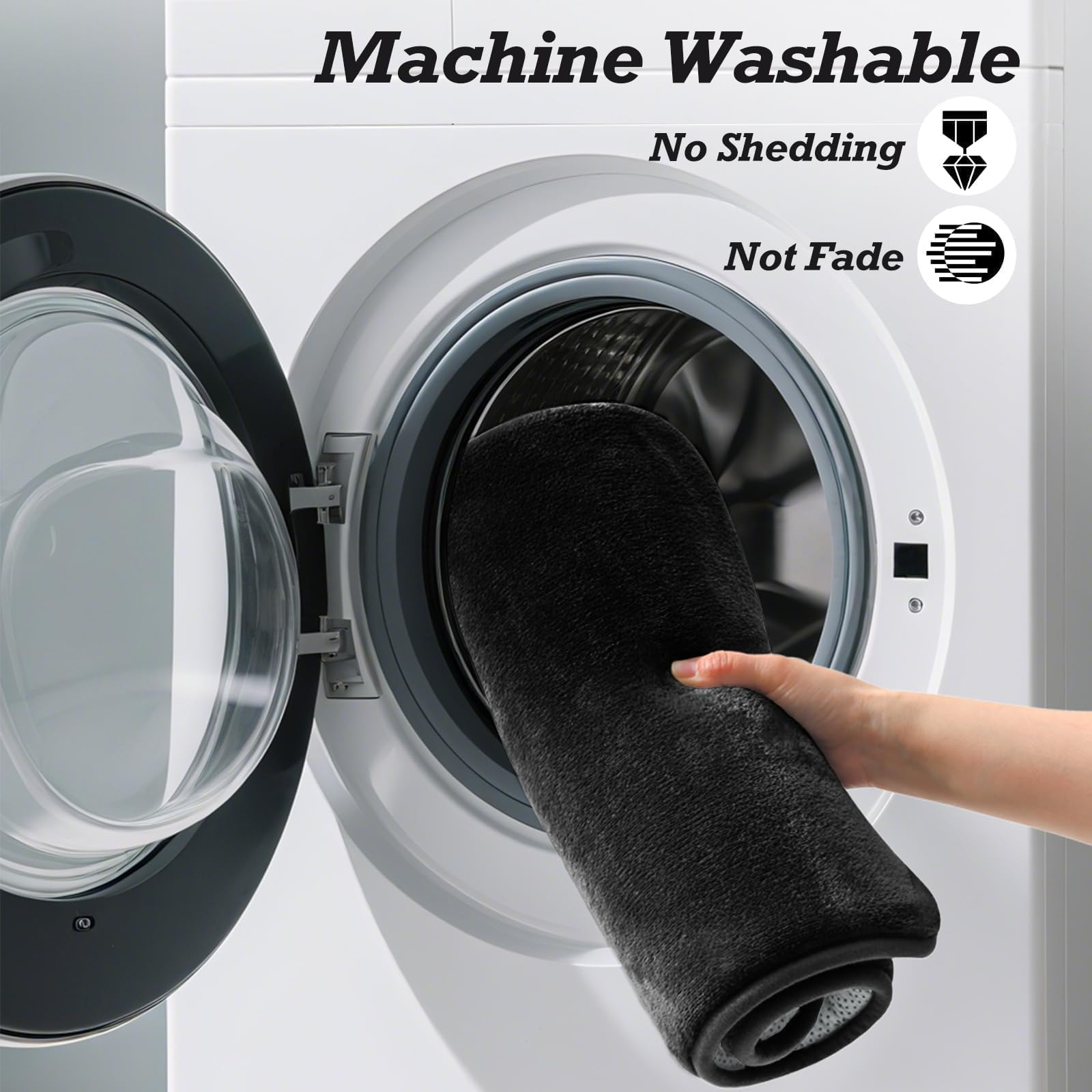 HUXMEYSON tapis en U autour des toilettes pour protection précise