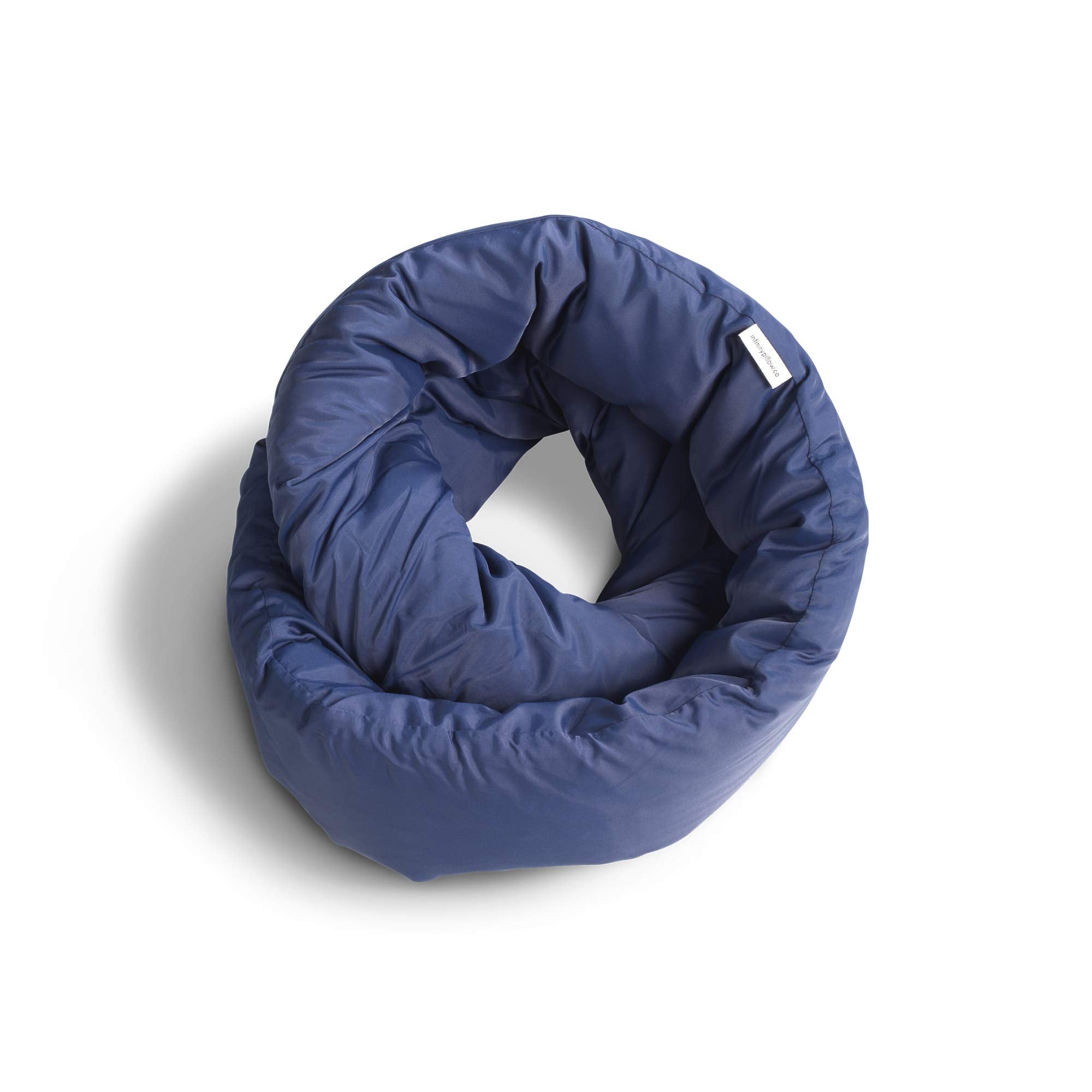 Huzi coussin face avant marine montrant forme infinie et confort