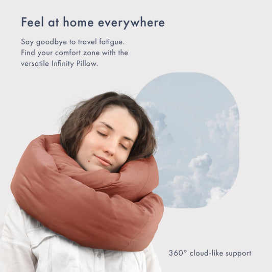 Huzi Infinity Pillow gros plan tissu bambou, fraîcheur et douceur