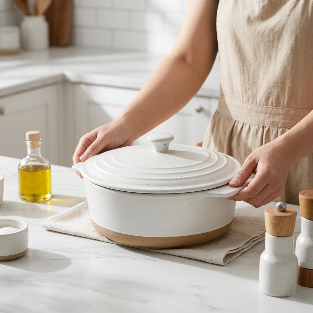 HVH plat à côté d’une tasse pour comparer taille et capacité pratique