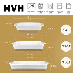 HVH plat en usage avec lasagne, service direct du four à table