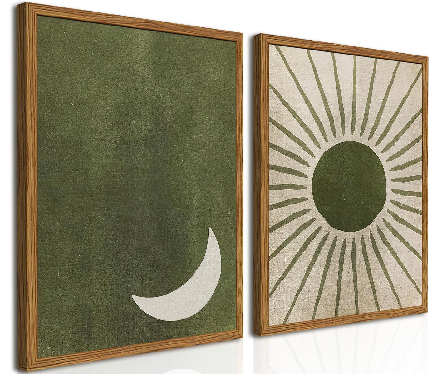 Hwetui ensemble recto montrant soleil et lune pour ambiance apaisante
