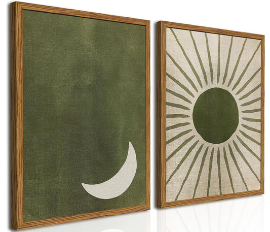 Hwetui ensemble recto montrant soleil et lune pour ambiance apaisante