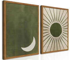 Hwetui ensemble recto montrant soleil et lune pour ambiance apaisante