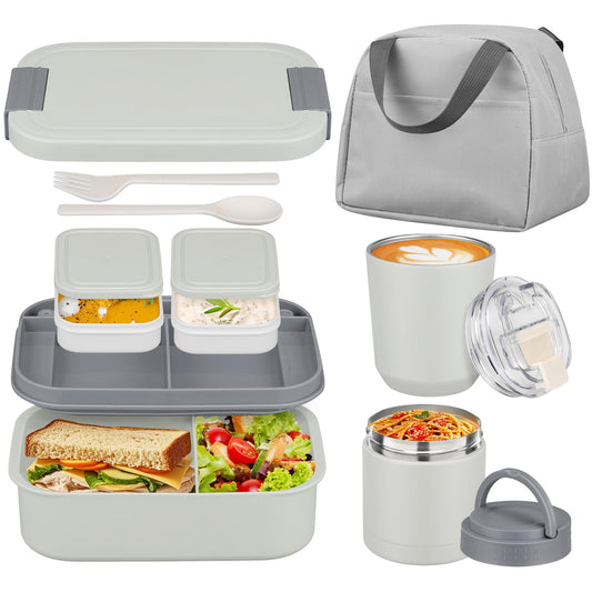 HWONMTE boîte bento ouverte montrant compartiments, organisation pratique
