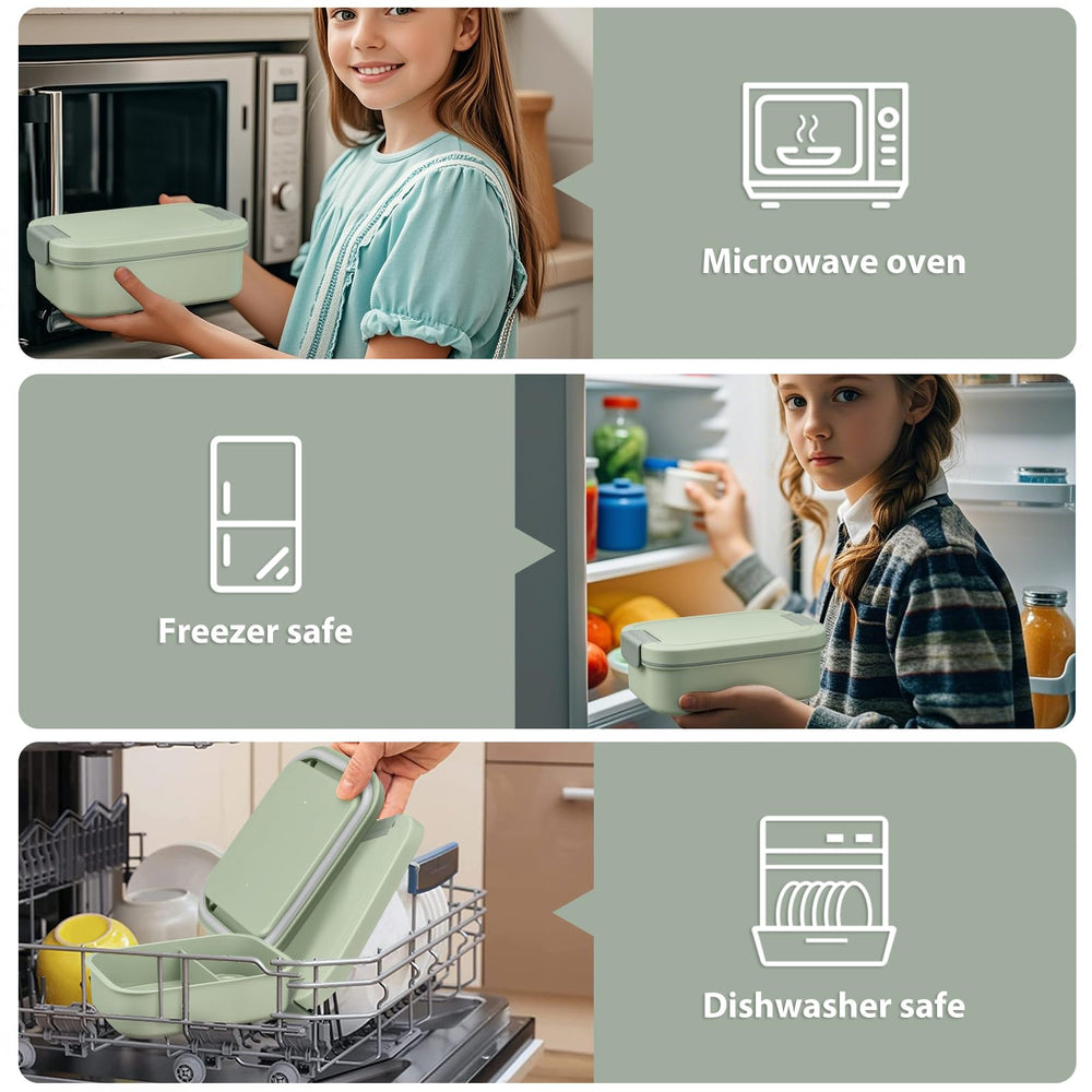 HWONMTE ensemble complet posé sur table prêt à emporter pour repas complets