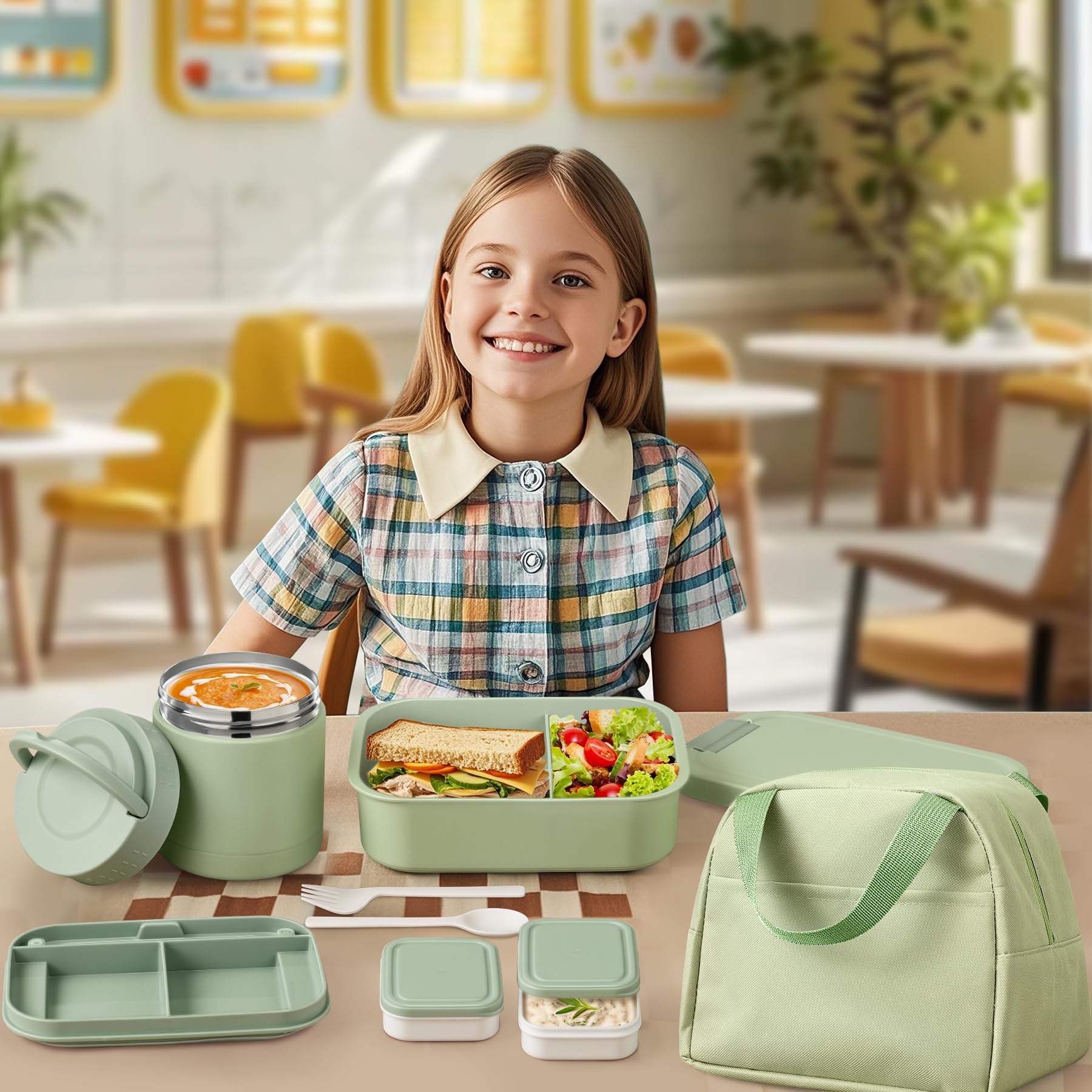 HWONMTE utilisation lifestyle au bureau et à l'école pour repas faits maison