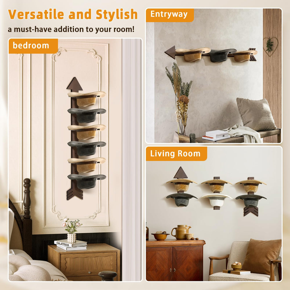 HYDERMUS rangement mixte montrant casquettes et chapeaux conservés sans écraser