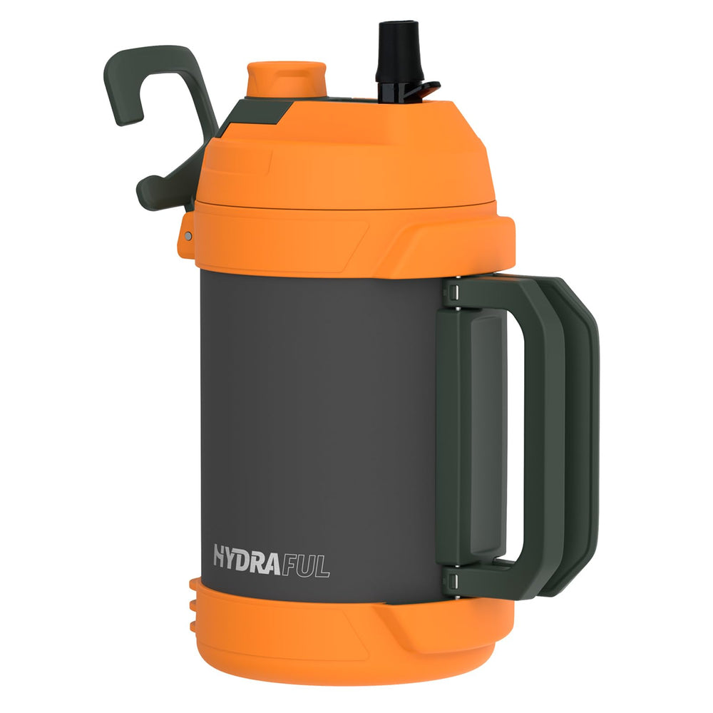 Hydraful face avant 128 oz montrant capacité et design robuste