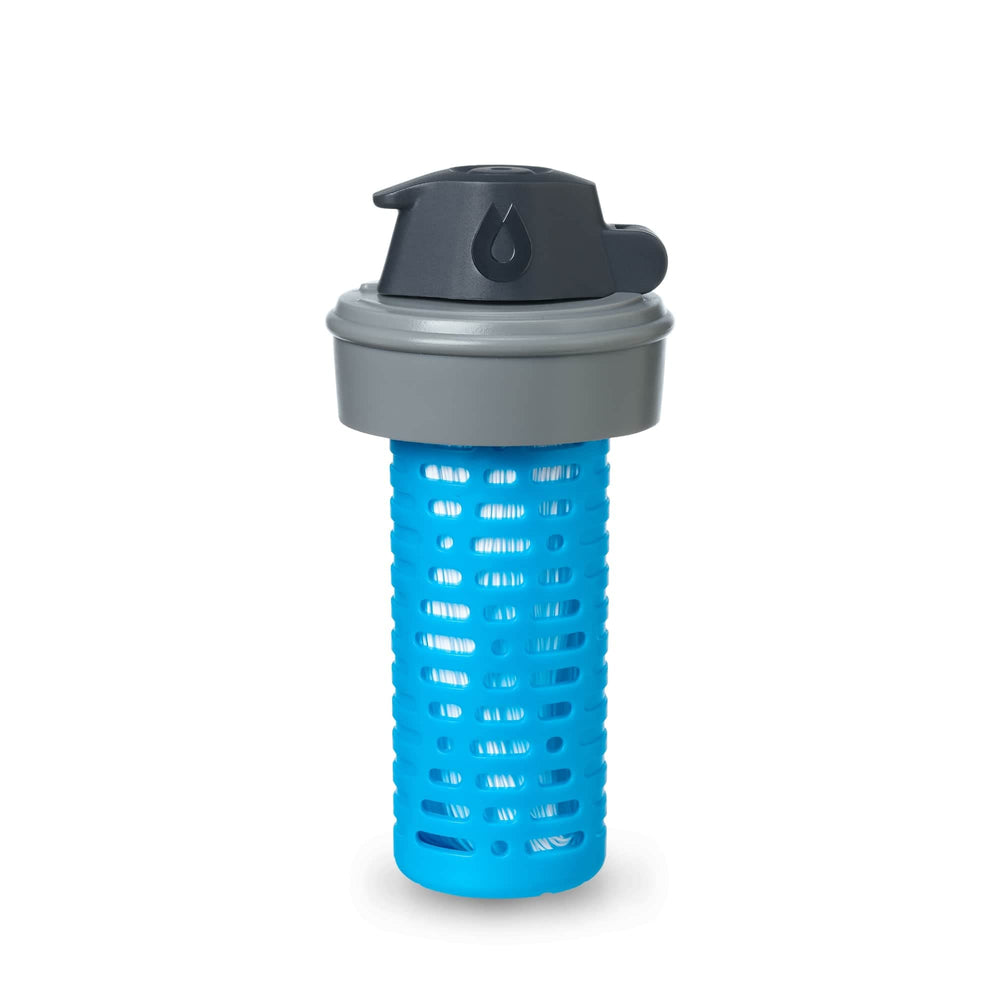 HydraPak bouchon-filtre 42mm face avant montrant le filetage, compact et léger