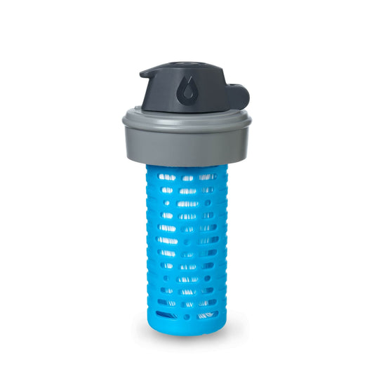 HydraPak bouchon-filtre 42mm face avant montrant le filetage, compact et léger