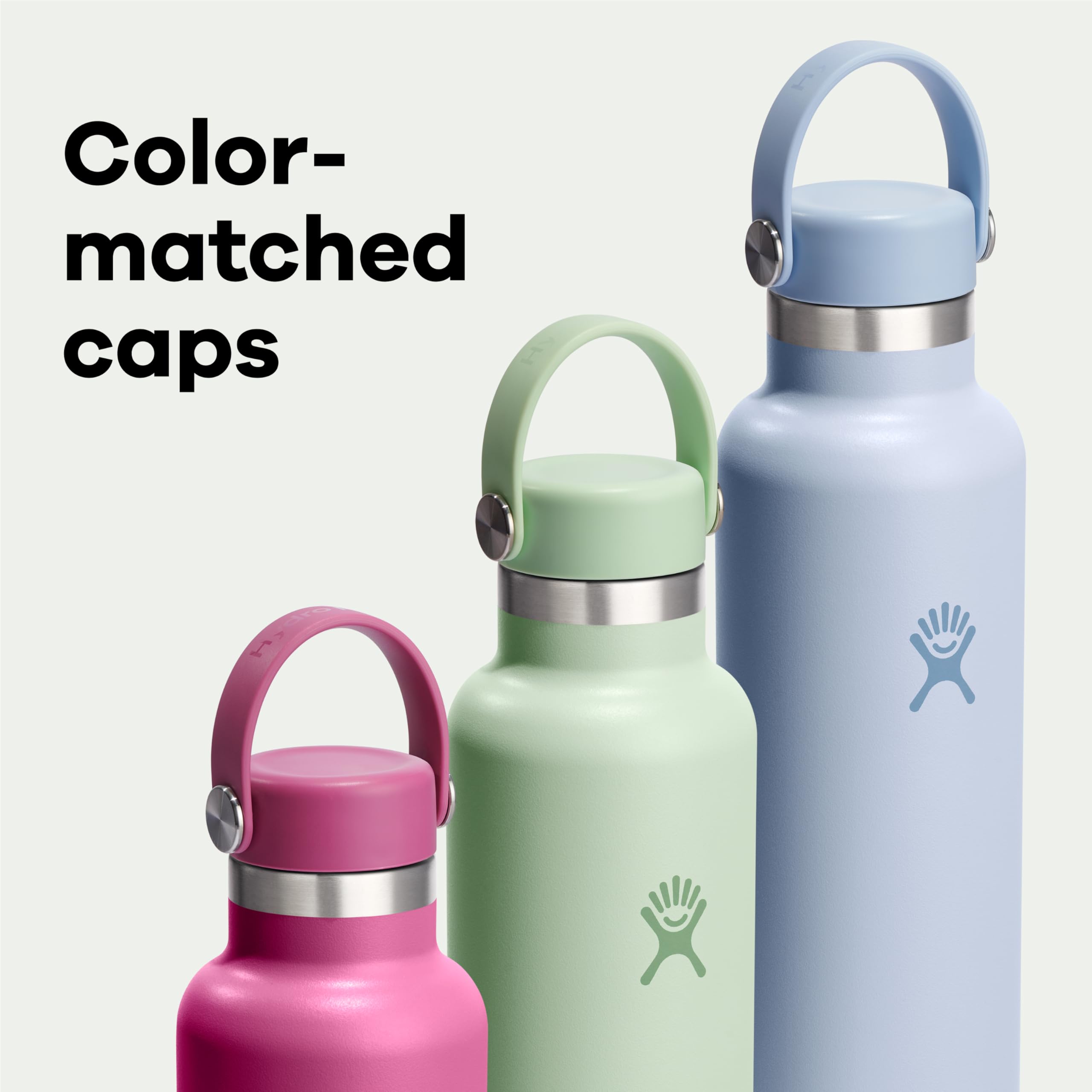 Hydro Flask placé dans porte-gobelet de voiture montrant usage en trajet