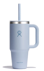 Hydro Flask gobelet face avant surf blue montrant finition monochrome et tenue pratique