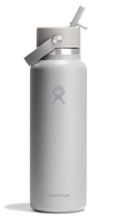 Hydro Flask vue avant 40 oz Birch montrant silhouette et couleur durable