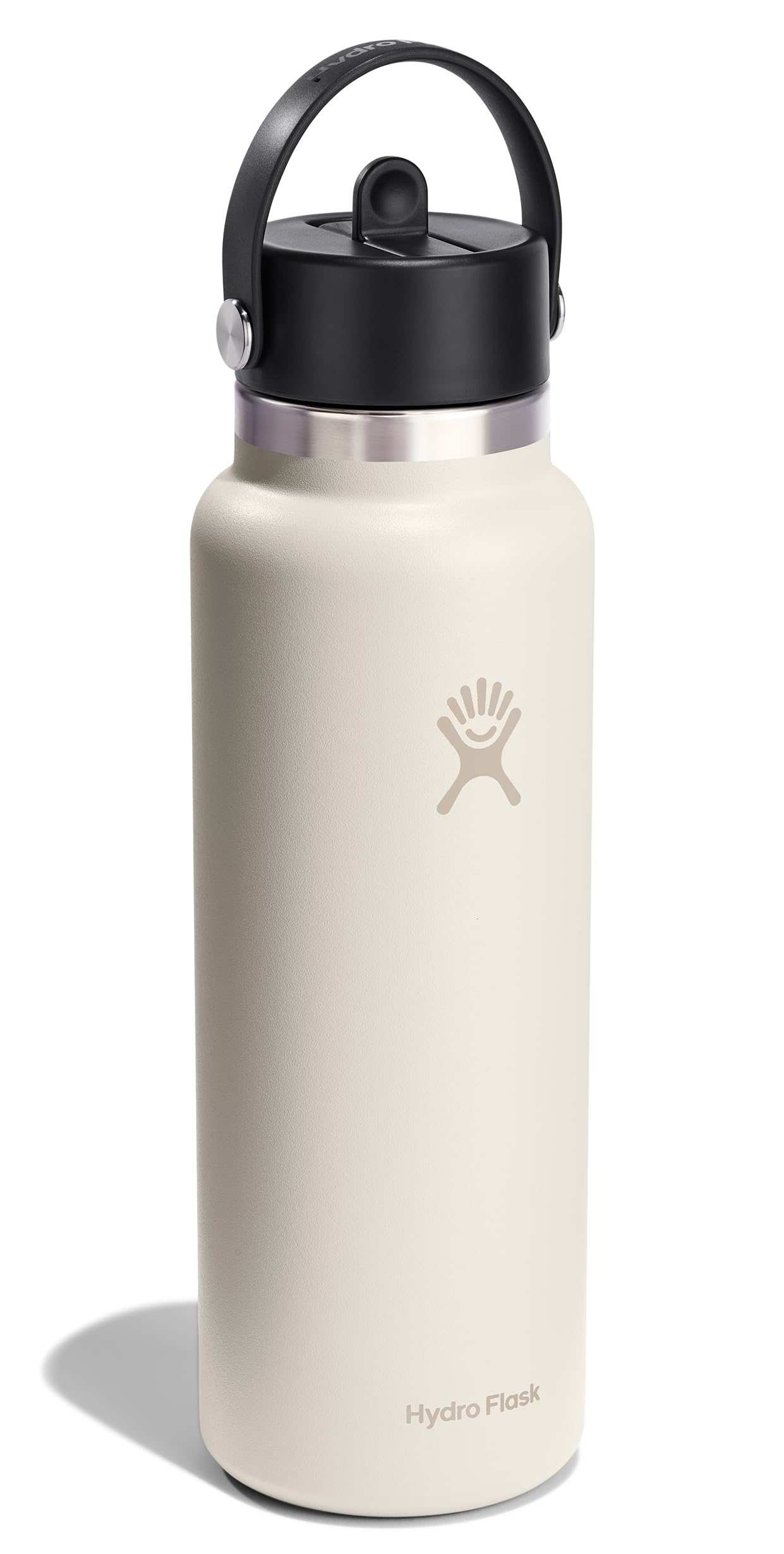 Hydro Flask gros plan sur le bouchon Flex Straw et verrouillage étanche
