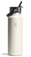 Hydro Flask vue de face montrant la couleur ivory et finition durable