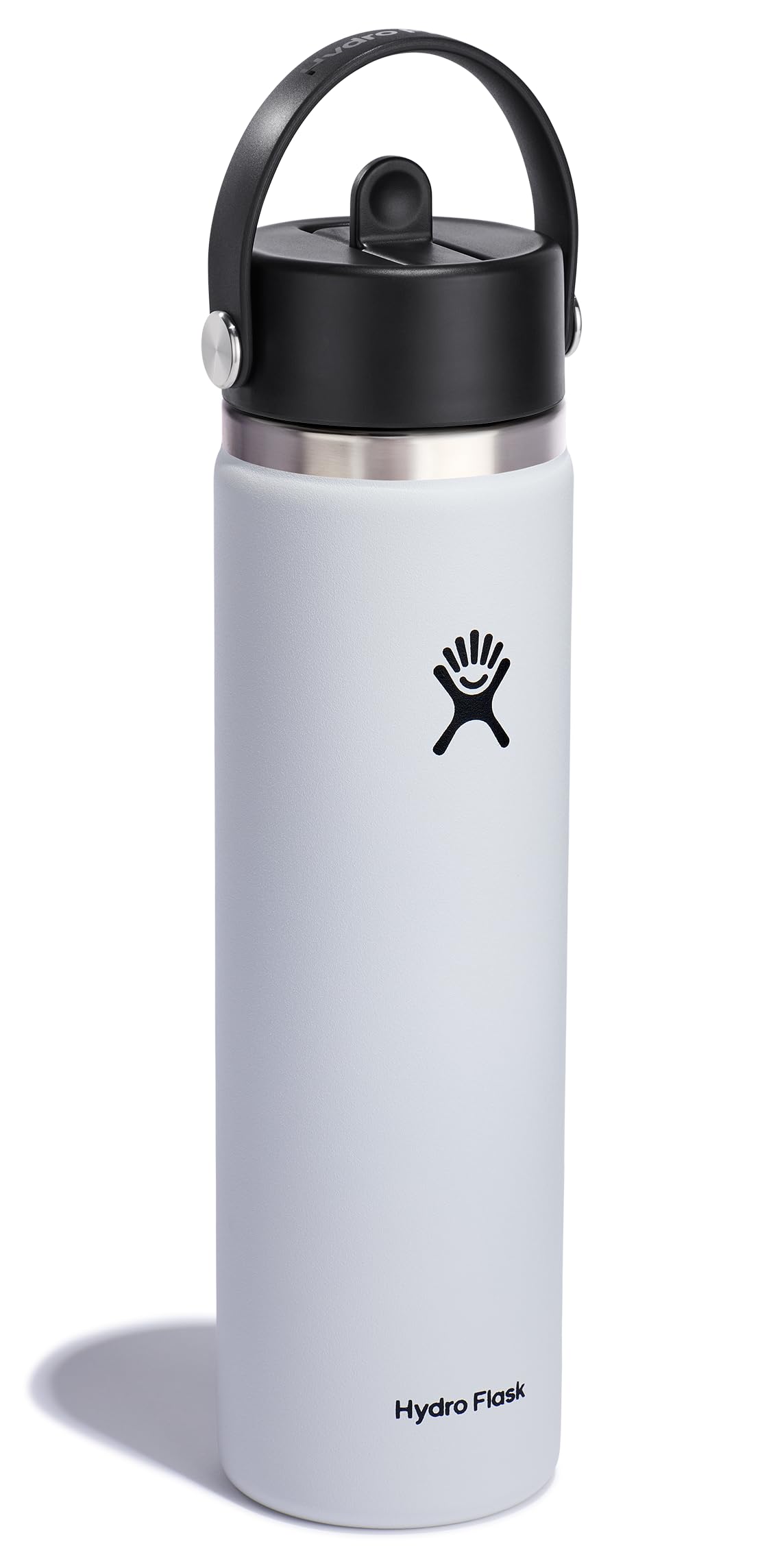 Hydro Flask bouchon Flex Straw gros plan, ouverture facile à une main