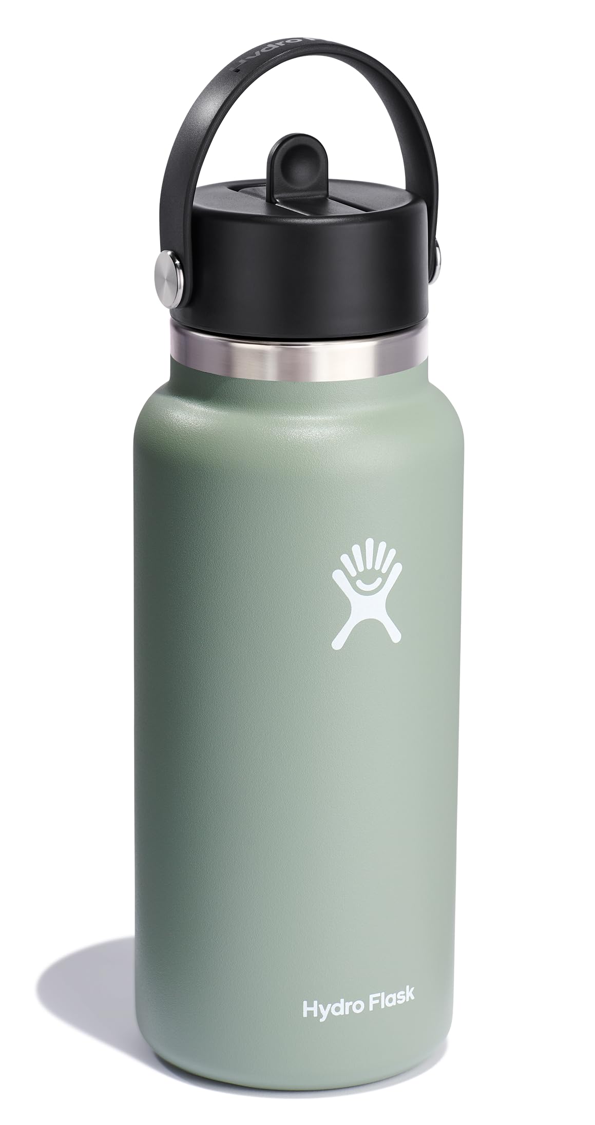 Hydro Flask bouchon Flex Straw en gros plan, fermeture étanche pratique