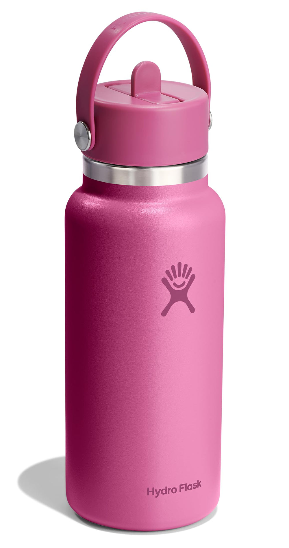 Hydro Flask bouchon Flex Straw en gros plan montrant la fermeture étanche