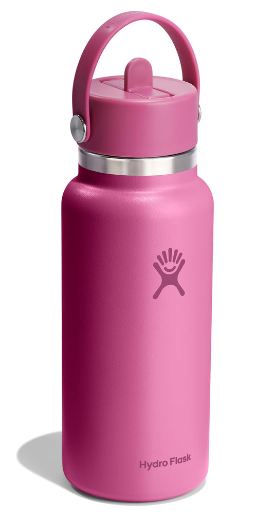 Hydro Flask bouchon Flex Straw en gros plan montrant la fermeture étanche