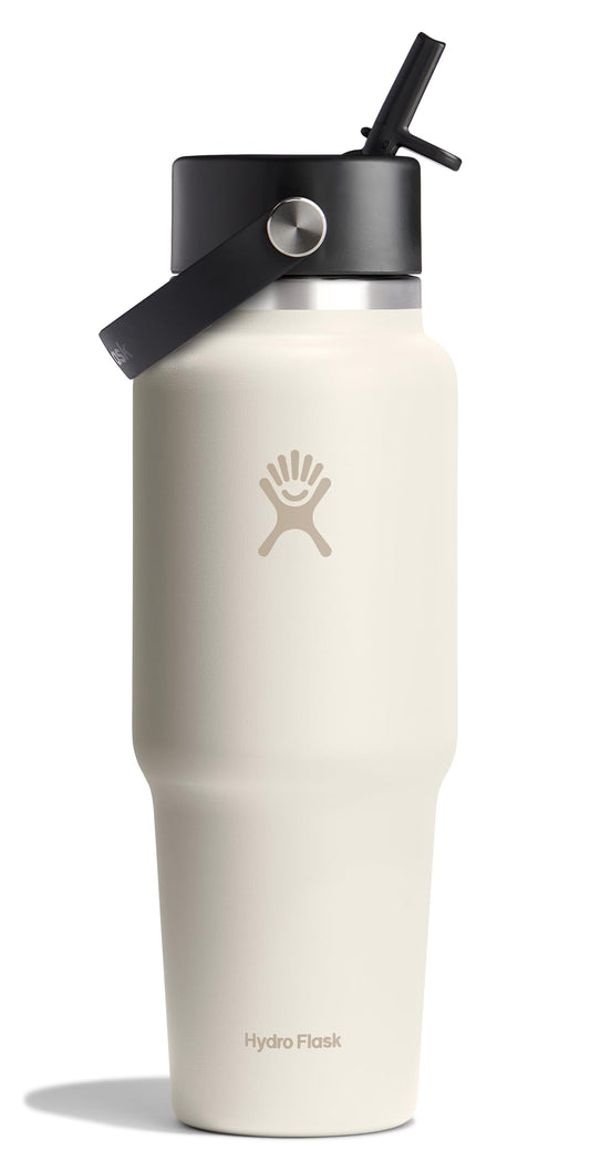 Hydro Flask bouteille 32 oz face ivoire, élégance et isolation durable