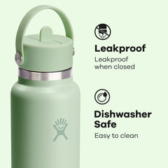 Hydro Flask bouteille remplie de glaçons préservant fraîcheur 24 heures