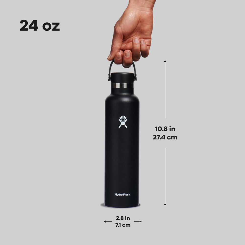 Hydro Flask rangée dans un sac à dos pour transport sans fuite
