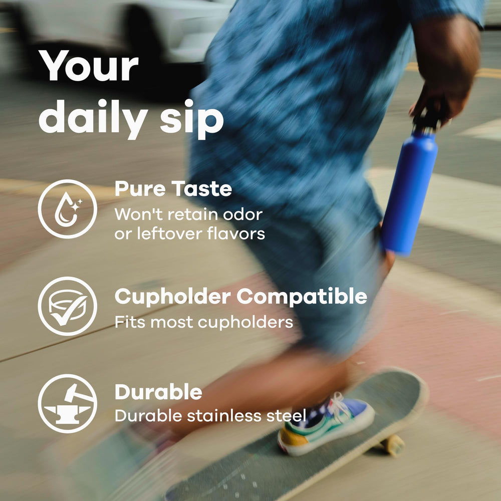 Hydro Flask utilisée par coureur offrant hydratation pratique en mouvement