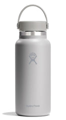 Hydro Flask bouteille Birch Gray face avant montrant design et maintien