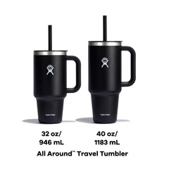 Hydro Flask dans porte-gobelet voiture illustrant compatibilité routière