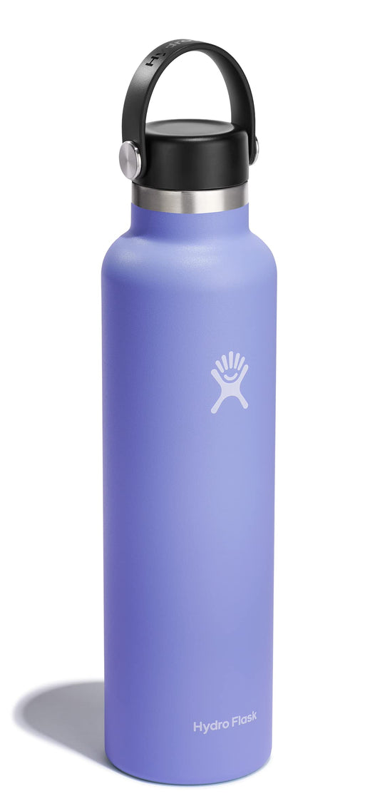 Hydro Flask bouchon Flex Cap détaillé assurant étanchéité et transport facile