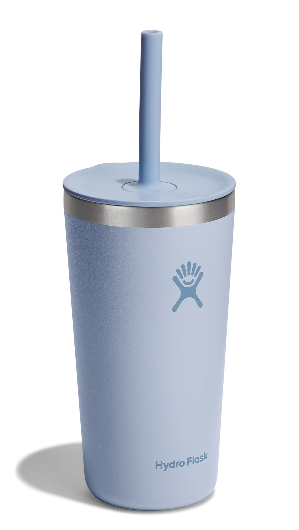 Hydro Flask gros plan acier inoxydable montrant la texture et durabilité pour goût pur