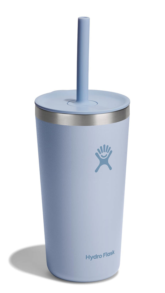 Hydro Flask gros plan acier inoxydable montrant la texture et durabilité pour goût pur
