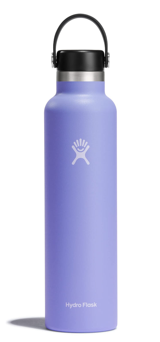 Hydro Flask face avant 24 oz Lupine Purple montrant design et couleur vibrante